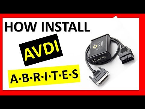 INSTALL AVDI SOFTWARE ABRITES