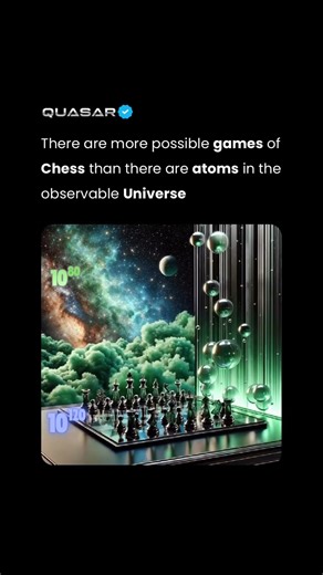 What’s bigger — the universe or the game of chess?