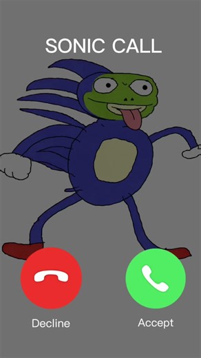Sonic frog #sonic #call #frog #smartphone