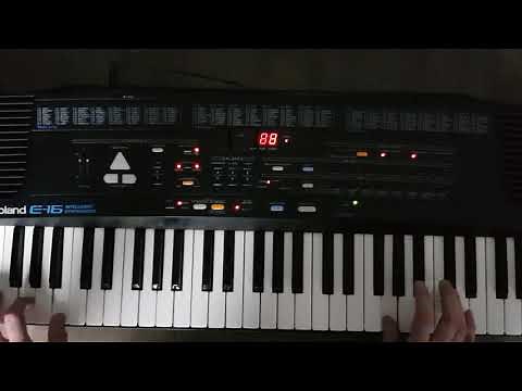 Keyboard ROLAND e-16 - prezentacja, demo