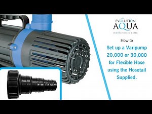 How to setup a Varipump 20,000 (or 30,000) for Flexible Hose
