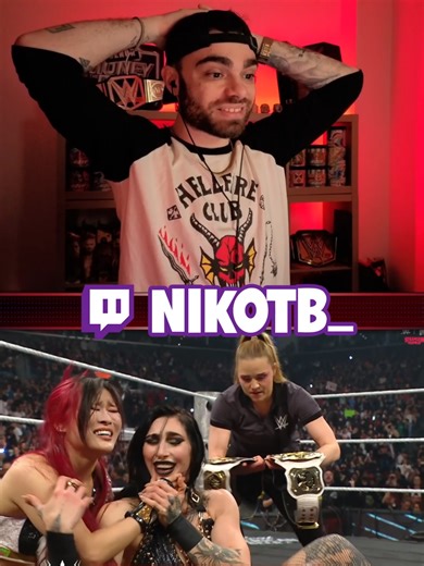 Rhea Ripley & Iyo Sky vs The Kabuki Warriors #wwe #wwefan #nikotb #wrestling #rhearipley