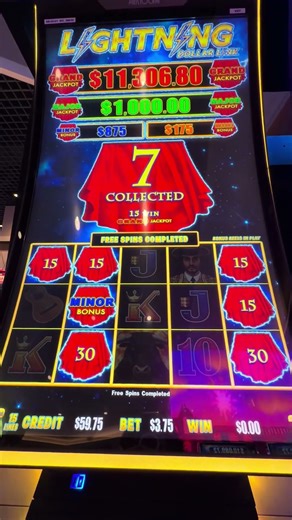 Amazing WIN on $3.75 BET!! #slotscasinogames #shortvideo