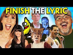 Finish The Lyrics: Most Ridiculous Songs Of All Time!
