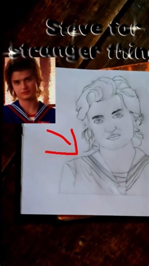 Steve for stranger things drawing #drawing #art