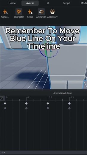 How to make animation in Roblox Studio Tutorial #roblox #tutorial #robloxshorts #robloxstudio