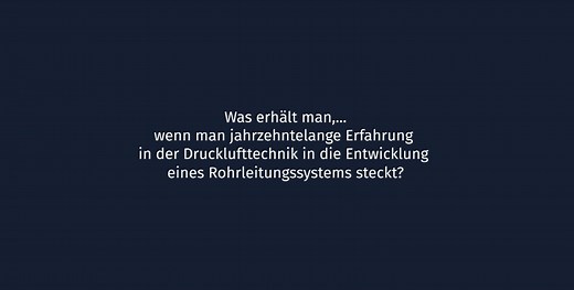 Rohrleitungssystem AIRnet AIRnet