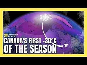 Canada Records its First -30°C of the Season | #forecast