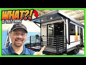 Crazy New Concept & Style of RVing! 2024 Ibex Suite RVS1 Tiny Home Destination Travel Trailer