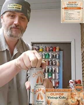 Olipop Vintage Cola Prebiotic Soda Zero Soda Super Fan Review 230 #olipop #review