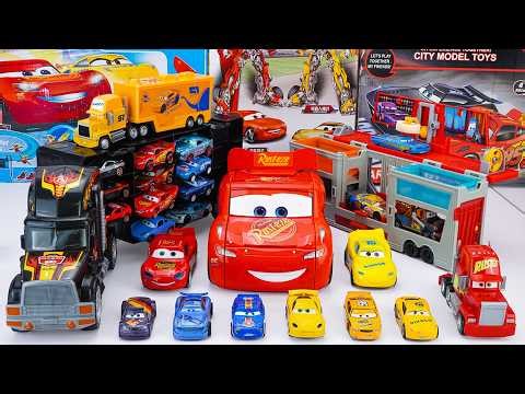 Disney Pixar Cars Unboxing Review | Pixar Cars Mack Truck Storage Carrier McQueen Toy Cars