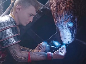 Atreus vs Giant Gryla Atreus leaves Ironwood | Emrany gaming