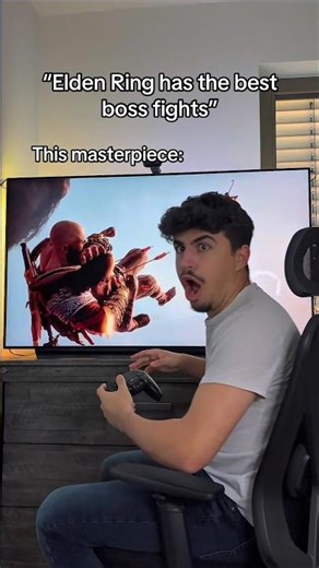 THIS boss fight from God of War (2018) is AWESOME 💯🔥 #gaming #godofwar #kratos