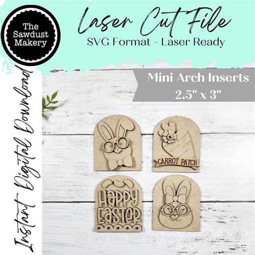 Easter Day Mini Arch Sign Set SVG Sign Bundle | Seasonal Interchangeable Mini Sign Bundle | SVG Laser Cut File | Boho Signs - Etsy
