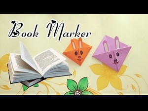 How to make paper book marker | Origami book marker