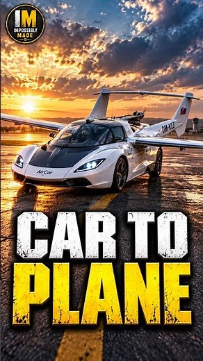 This Car Turns Into a Plane?! | AirCar 😳#engineering