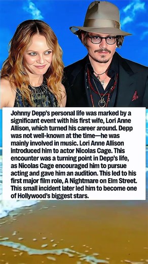 Johnny Depp's first wife helped kickstart his Hollywood career” #shorts #shortsfeed