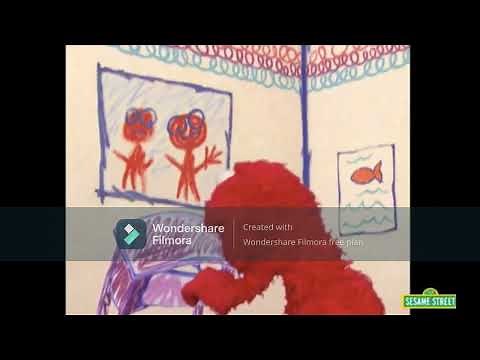 Elmo's World Drawer Pushes Elmo Compilation In 4K