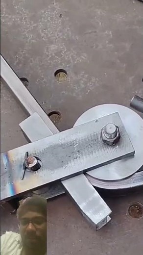 Square cube, rolling setup #SquaretubeBendingWork #PipeWork #WeldingWork #PipeBendingMachine