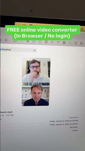i found an awesome free online video converter. #ai #onlinetools #videotools