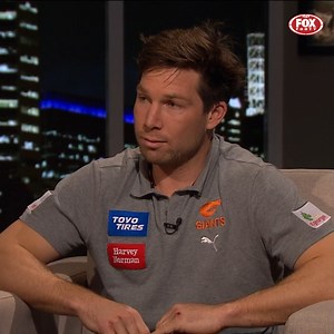 "Well I might have to change a few things then" 🤣 Toby Greene on the recent high-tackle rule change 👏 WATCH #OntheCouch Mondays at 6.30pm EST 🔥 | FOX Footy