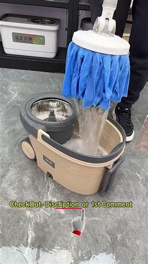 Mop and Bucket with Wringer Set 👍 360 Spin Mop and Bucket 👍 Spin Mop #floor #mop #shorts 1