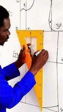 (Continued) How to easily draft a back placket shirt #shortscouture