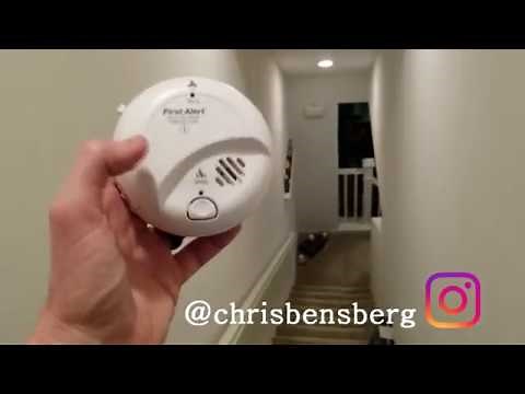 How To Install New Battery On Smoke Detector Carbon Monoxide Detector Fix That Annoying Beep Sound!