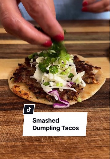 Smashed Dumpling Tacos Recipe: Easy Dinner Idea