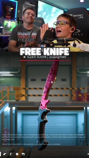 Dad makes RowdyRogan a Deal for a KNIFE in Counter Strike