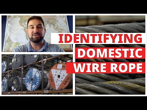 A Guide to Identifying Domestic Wire Rope by Strand Markers