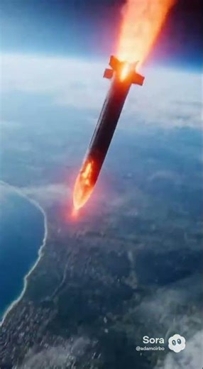 "Alien Red Missile Destroys Earth in Seconds 🌍💥 | Ultra-Realistic 8K Cinematic Explosion"