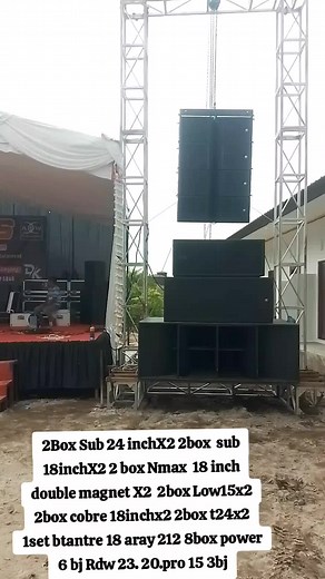 Audio Equipment Setup for Outdoor Events