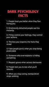 9 Dark Psychology Facts You Should Know 🧠🖤 | Human Behavior