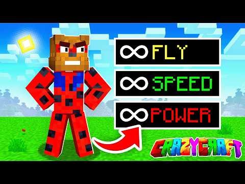 Becoming BUGMAN In Minecraft Crazy Craft