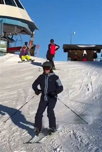 “Careful slipping “#slip #winter #snow #fyp #funny | snow