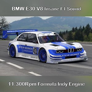 280K views · 7.3K reactions | Erich Edlinger and his outrageous 570Hp/860Kg BMW 320 IRL  A 11.300Rpm, Formula Indy V8 powered E30 with possibly one of the Wildest Bodykits ever fitted to a HillClimb Racing Car  | HillClimb Monsters | Facebook