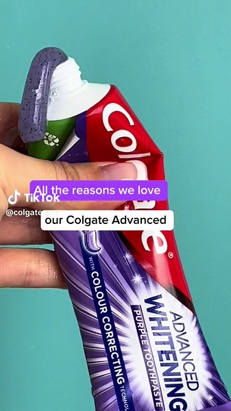 Colgate Advanced Whitening Purple Toothpaste - Colour Correcting Technology
