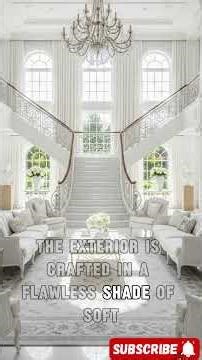 Stunning White Luxury Mansion Tour | Modern Elegant Home With Premium Interiors