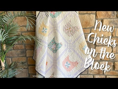 New Chicks on the Block // Chicken Quilt Pattern