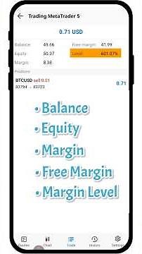 What is Balance Equity Margin Free Margin & Margin Level in Forex Trading | AMarkets Review #shorts