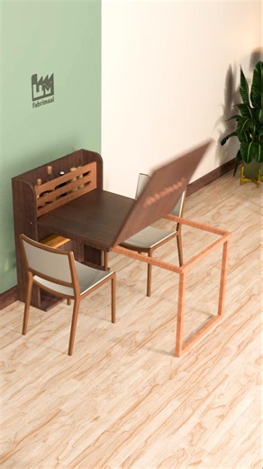 double folding dining table #furniture #dea #wood #design