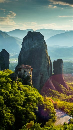 Meteora's monasteries: Drone views of Greek UNESCO wonder