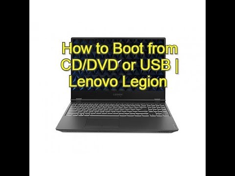 How to Boot from CD/DVD or USB | Lenovo Legion