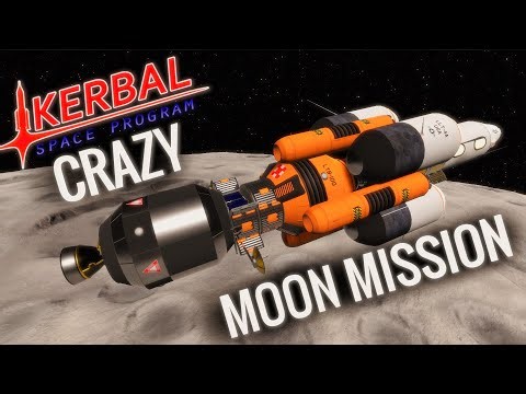 CRAZY MOON MISSION | KSP 10% Science Ep-45