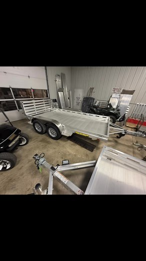 Aluma Trailers New model 8012TA 6’7” x 12’ Tandem Axle Utility Trailer $7999 | Stoufers Auto - Aluma Trailer - Golf Car Sales
