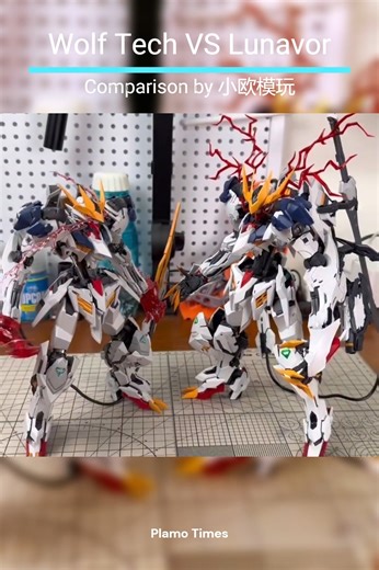 Plamo Times | Wolf Tech versus lunavor side-by-side comparison | Instagram