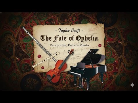 Taylor Swift - The Fate of Ophelia Partitura Violin, Flauta & Cover
