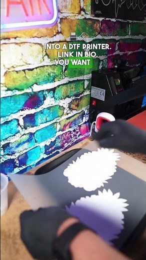 How to print DTF with epson 8550 printer #diy #clothingbusiness