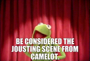 be considered the jousting scene from Camelot.